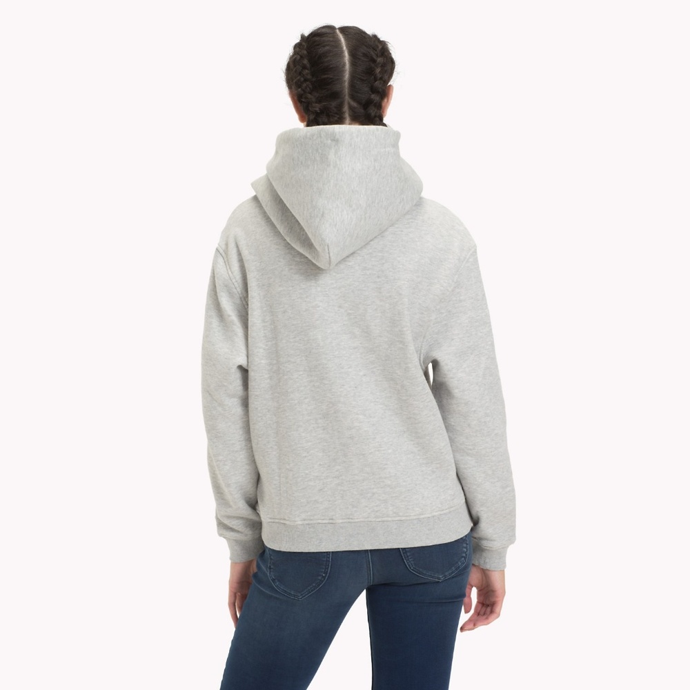 Tommy Classics Hoodie Heather Grey L NWT - Picture 2 of 5